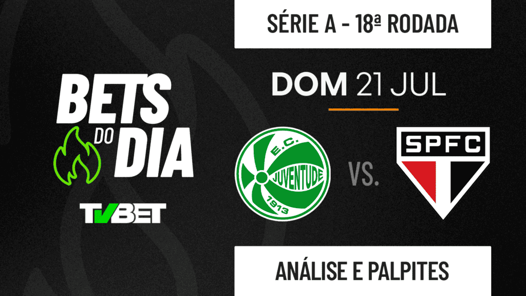 Palpite Juventude x São Paulo &#8211; Campeonato Brasileiro Série A (21/07)
