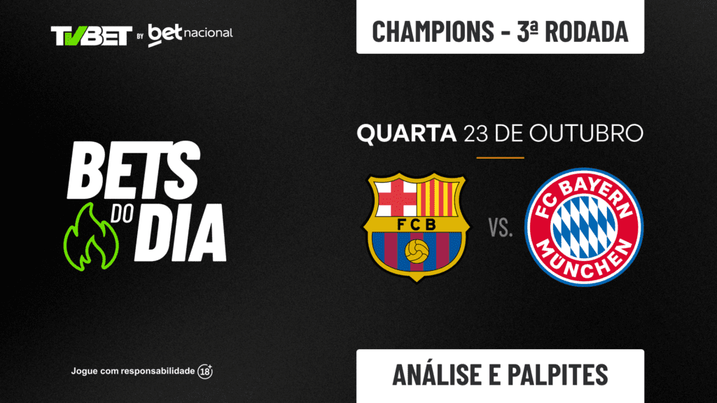 Palpite Barcelona x Bayern de Munique &#8211; Liga dos Campeões (23/10)