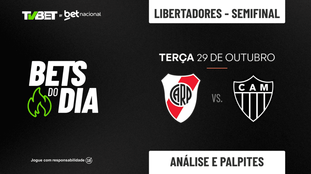 Palpite River Plate x Atlético-MG &#8211; Semifinal da Libertadores (29/10)