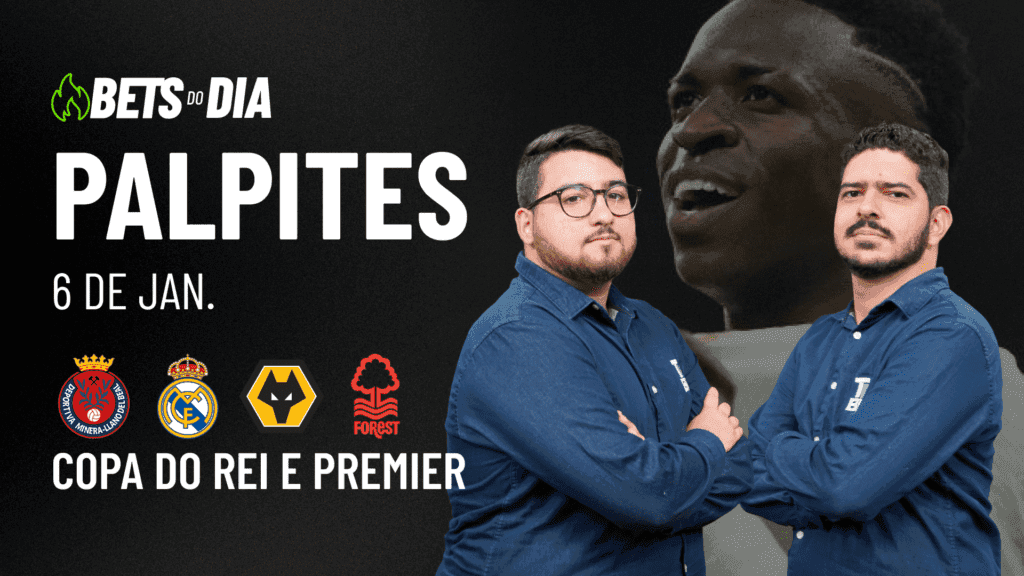 Apostas Imperdíveis: Análises + Palpites para os jogos desta segunda-feira (06/01)
