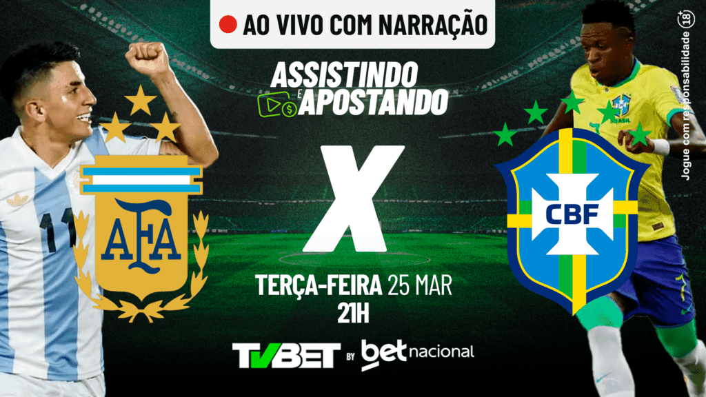 Argentina x Brasil &#8211; AO VIVO! &#8211; Eliminatórias da Copa do Mundo