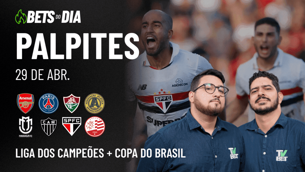 Apostas Imperdíveis: Análises + Palpites para os jogos desta terça-feira (29/04)