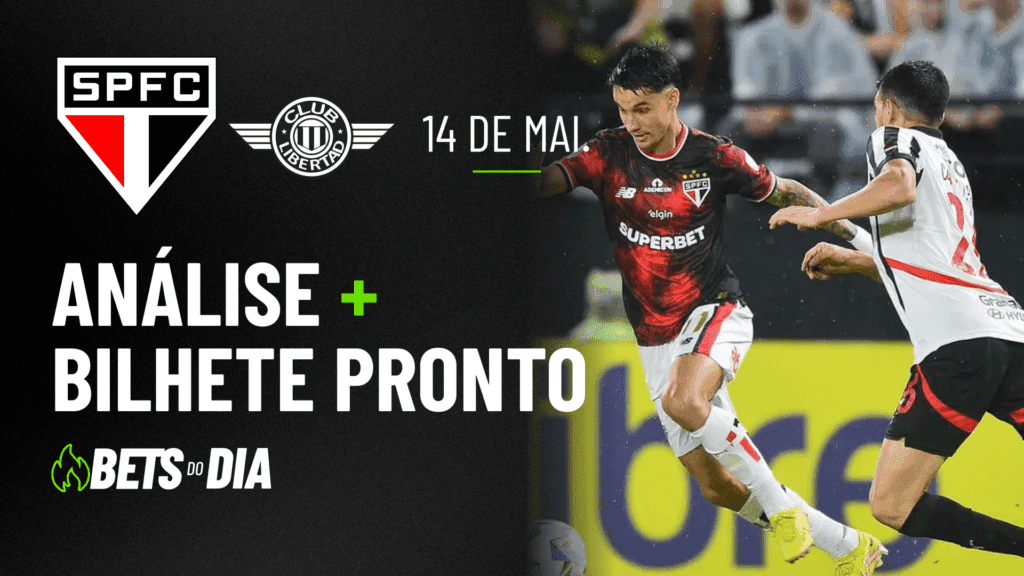 Destaque de Aposta para São Paulo x Libertad