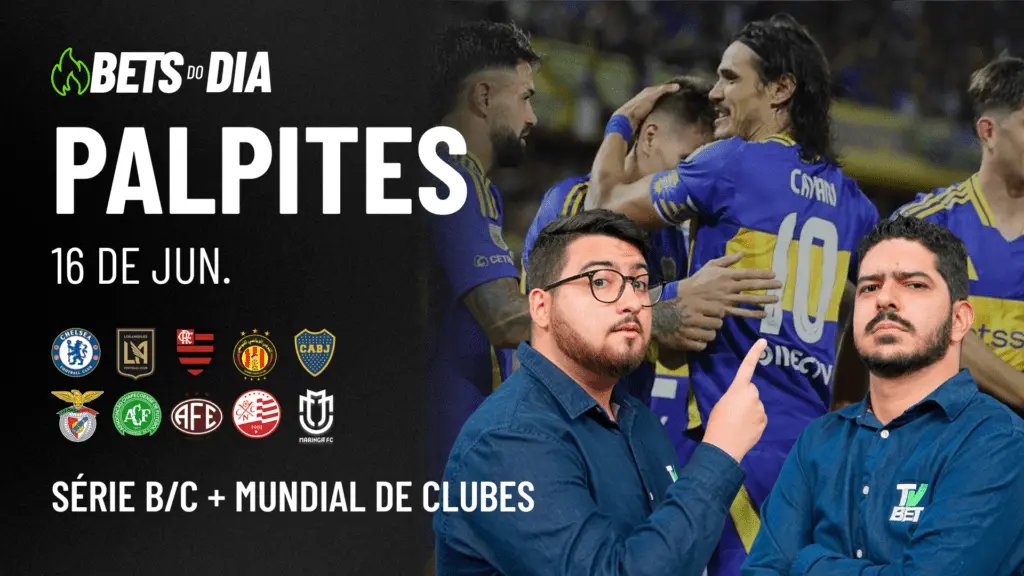 Apostas Imperdíveis: Análises + Palpites para os jogos desta segunda-feira (16/06)