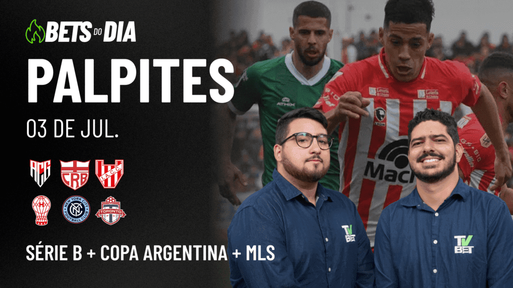 Apostas Imperdíveis: Análises + Palpites para os jogos desta quinta-feira (03/07)
