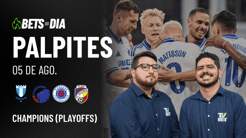 Apostas Imperdíveis: Análises + Palpites para os jogos desta terça-feira (05/08)