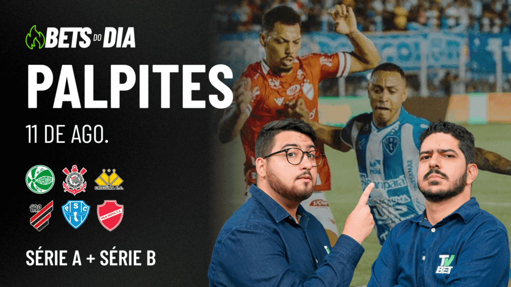 Apostas Imperdíveis: Análises + Palpites para os jogos desta segunda-feira (11/08)