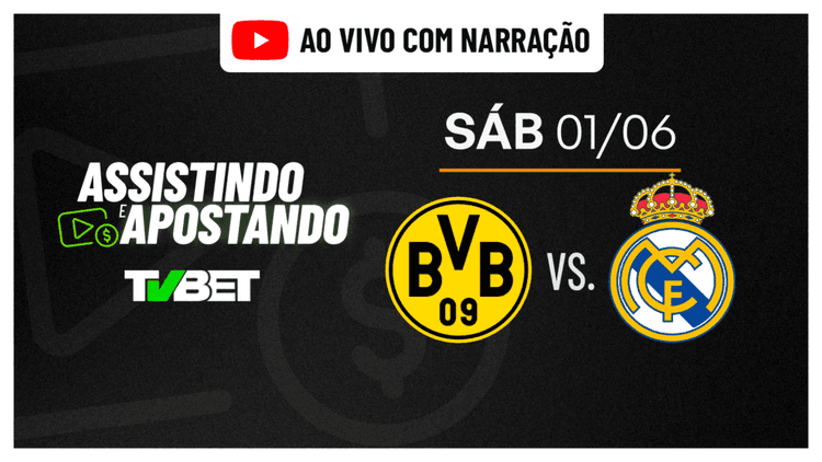 Borussia Dortmund x Real Madrid: FINAL da Champions AO VIVO (01/06)