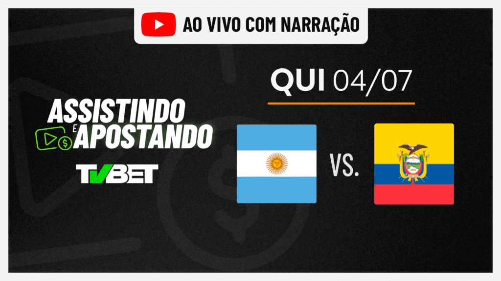 Argentina x Equador AO VIVO &#8211; Copa América (04/07)