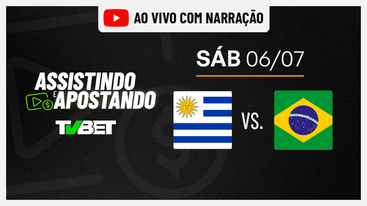 Uruguai x Brasil AO VIVO &#8211; Copa América (06/07)