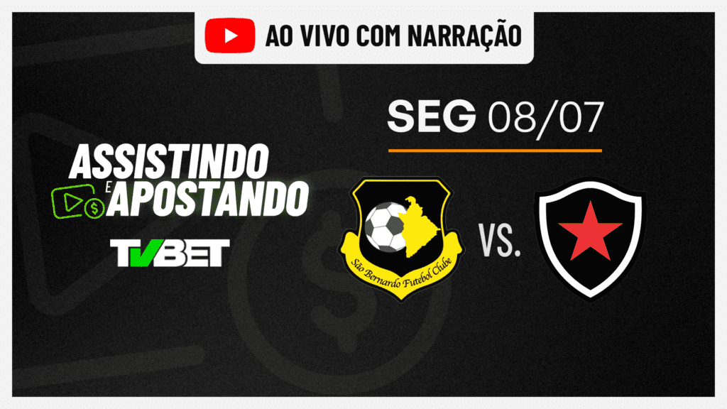 São Bernardo x Botafogo-PB AO VIVO &#8211; Série C (08/07)
