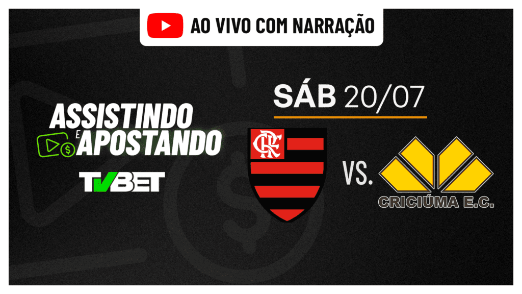 Flamengo x Criciúma AO VIVO &#8211; Série A (20/07)