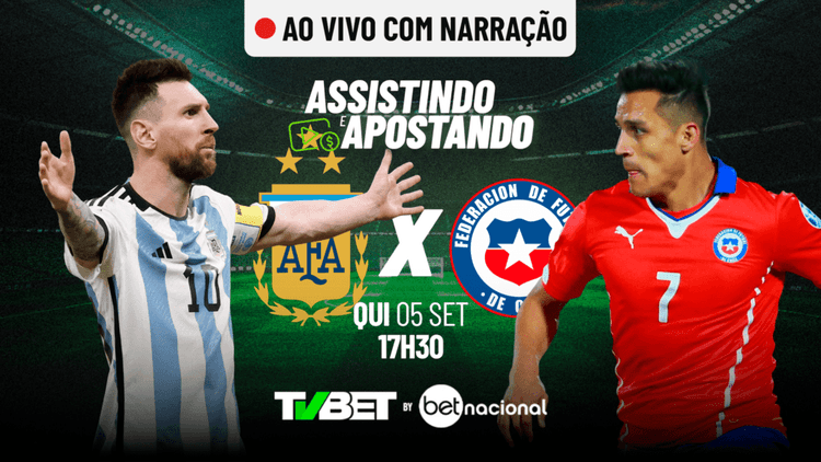 Argentina x Chile AO VIVO &#8211; Eliminatórias da Copa do Mundo (05/09)