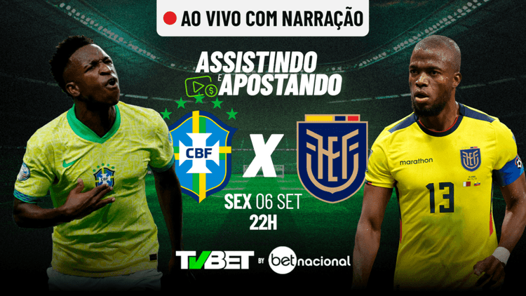 Brasil x Equador AO VIVO &#8211; Eliminatórias da Copa do Mundo (06/09)