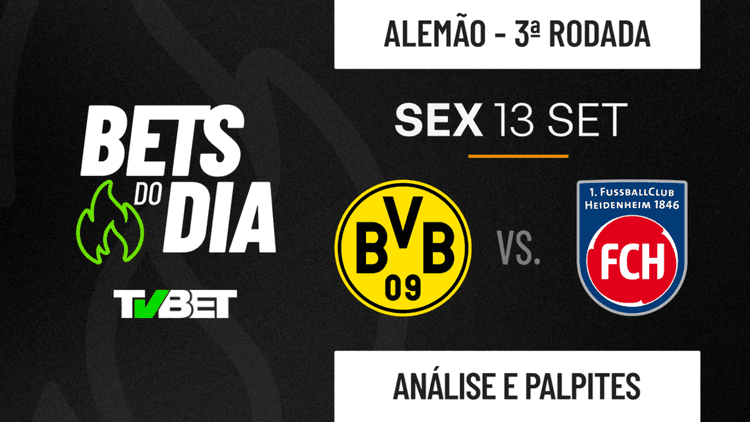 Palpite Borussia Dortmund x Heidenheim &#8211; Bundesliga (13/09)