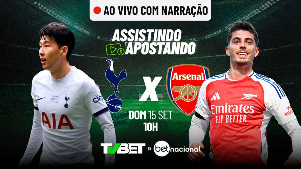 Tottenham x Arsenal AO VIVO &#8211; Premier League (15/09)