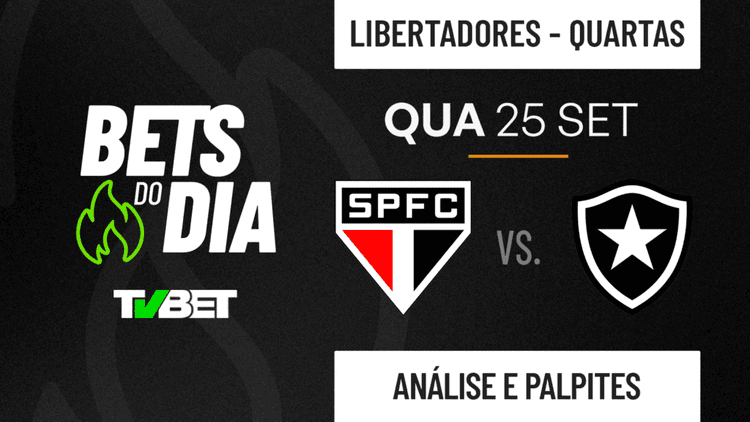 Palpite São Paulo x Botafogo &#8211; Quartas de final da Libertadores (25/09)