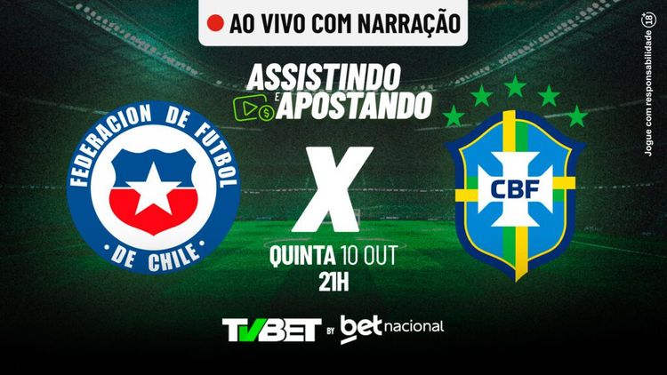 Chile x Brasil AO VIVO &#8211; Eliminatórias Copa do Mundo (10/10)