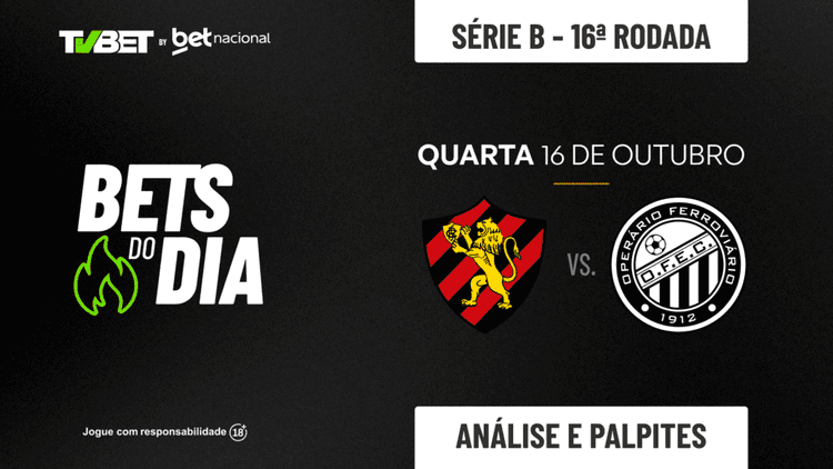 Palpite Sport x Operário &#8211; Campeonato Brasileiro Série B (16/10)