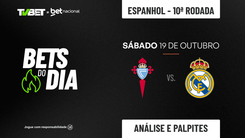 Palpite Celta de Vigo x Real Madrid &#8211; La Liga (19/10)