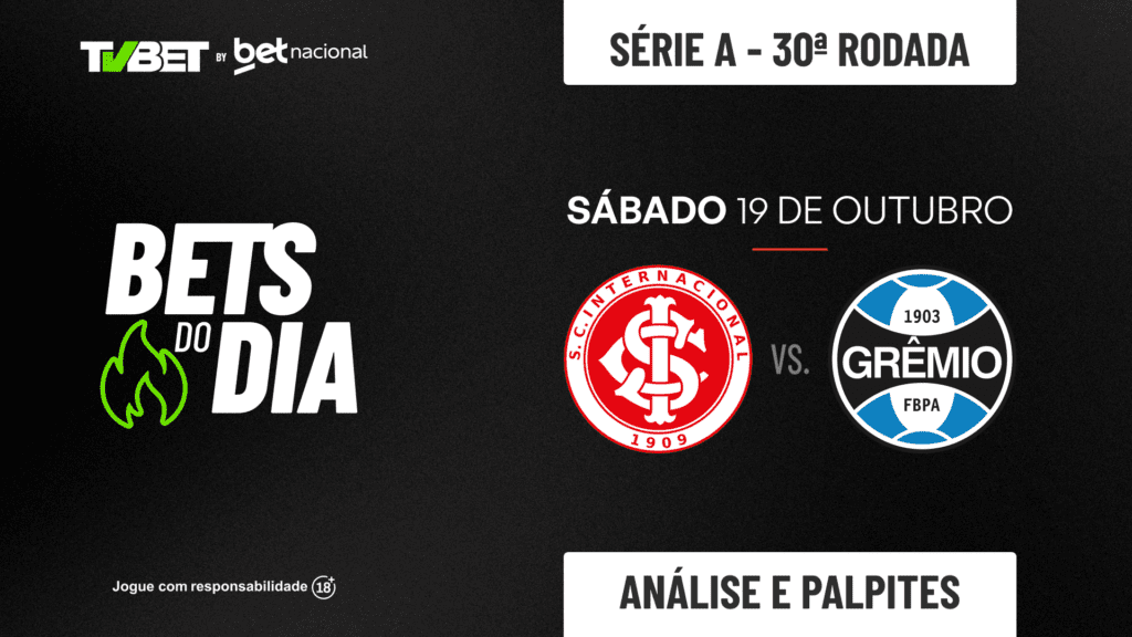 Palpite Internacional x Grêmio &#8211; Brasileirão Série A (19/10)