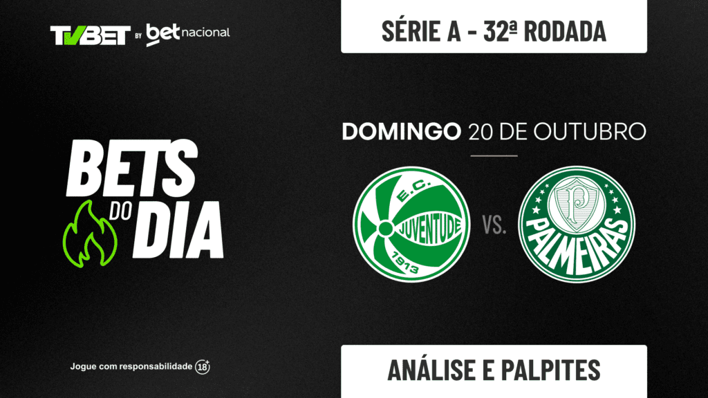 Palpite Juventude x Palmeiras &#8211; Campeonato Brasileiro Série A (20/10)