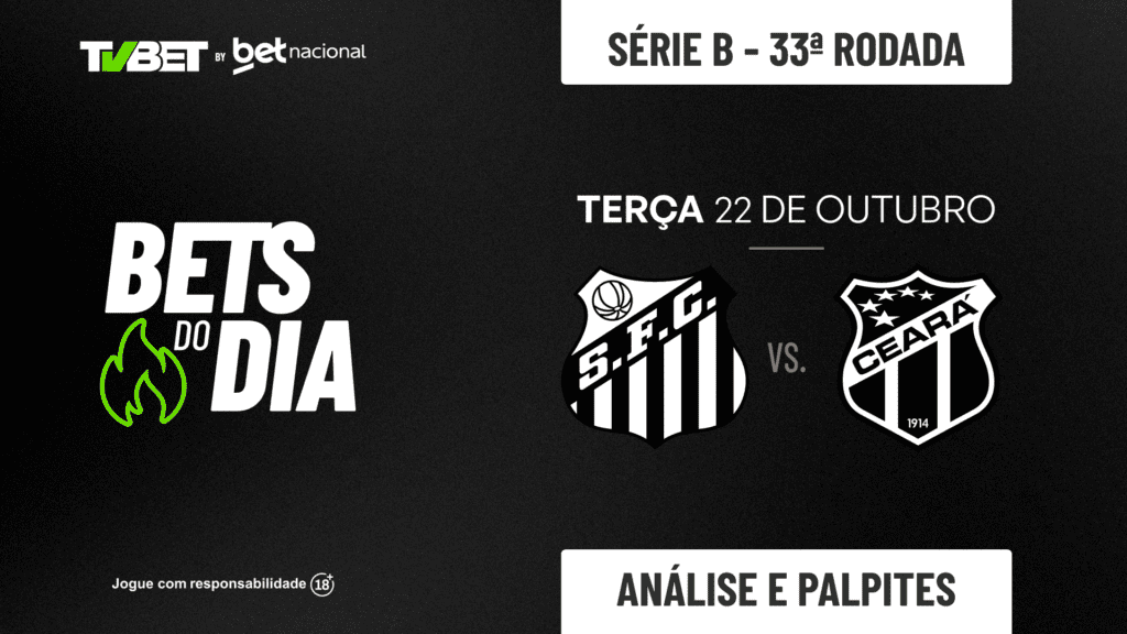 Palpite Santos x Ceará &#8211; Brasileirão Série B (22/10)