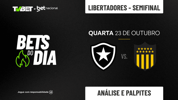 Palpite Botafogo x Peñarol – Semifinal Libertadores (23/10)