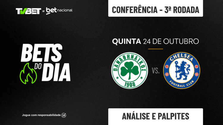 Palpite Panathinaikos x Chelsea &#8211; Conference League (24/10)