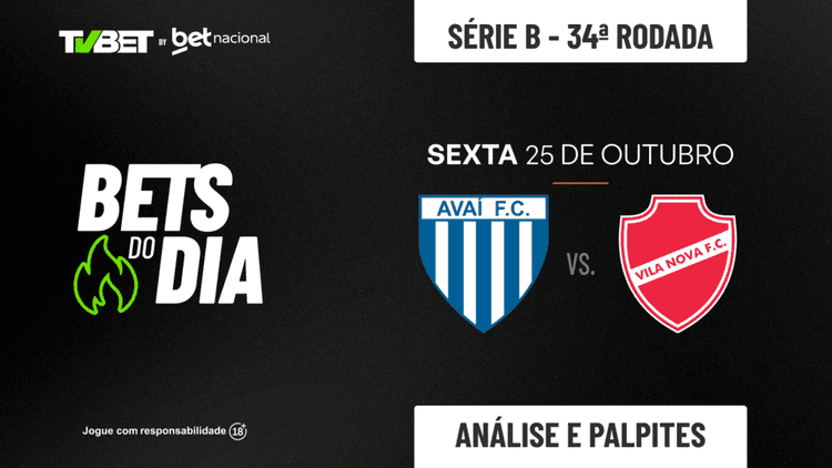 Palpite Avaí x Vila Nova &#8211; Brasileirão Série B (25/10)