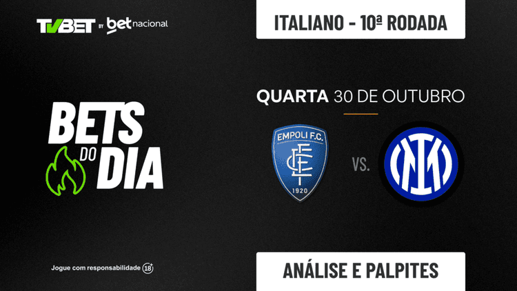 Palpite Empoli x Inter de Milão &#8211; Campeonato Italiano (30/10)