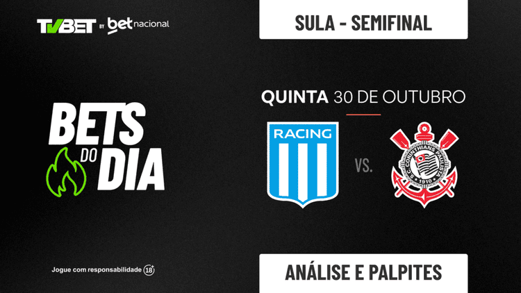 Palpite Racing x Corinthians  &#8211; Semifinal Sul-Americana (31/10)