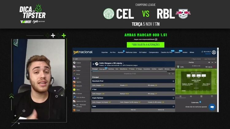 Celtic x RB Leipizg: Dica de Aposta + Bilhete Pronto