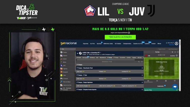 Lille x Juventus: Dica de Aposta + Bilhete Pronto