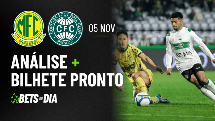 Destaque de Aposta para Mirassol x Coritiba &#8211; Bilhete Recomendado!