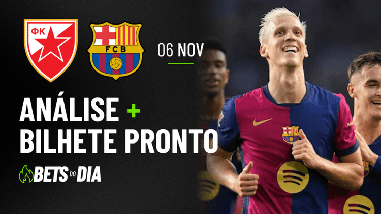 Destaque de Aposta para Estrela Vermelha x Barcelona- Bilhete Recomendado!