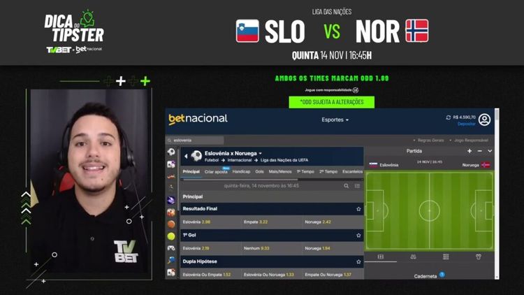 Eslovênia x Noruega: Dica de Aposta + Bilhete Pronto