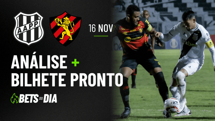 APOSTA IMPERDÍVEL: PALPITE PARA PONTE PRETA X SPORT + BILHETE PRONTO