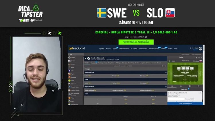Suécia x Eslováquia: Dica de Aposta + Bilhete Pronto