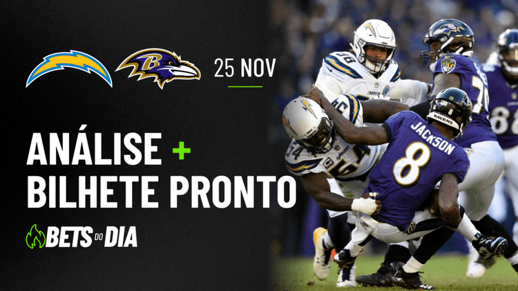 Chargers x Ravens: Análise Completa + Palpite de Aposta