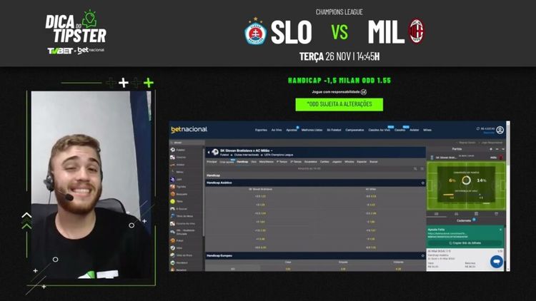 Slovan Bratislava x Milan: Dica de Aposta + Bilhete Pronto