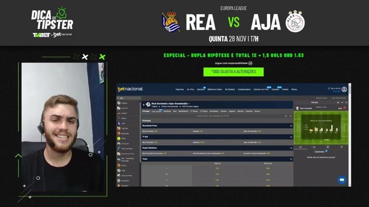 Real Sociedad x Ajax: Dica de Aposta + Bilhete Pronto