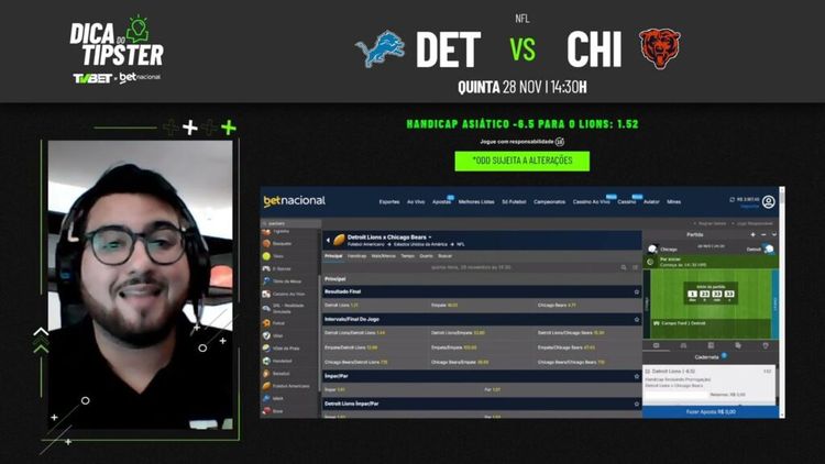 Lions x Bears: Dica de Aposta + Bilhete Pronto