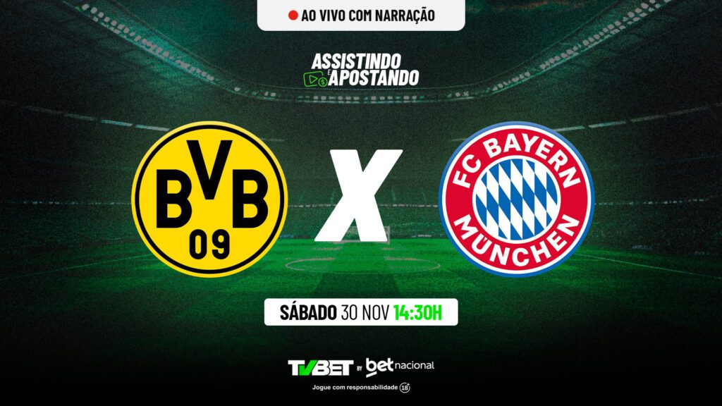 Borussia Dortmund x Bayern de Munique AO VIVO &#8211; Bundesliga (30/11)