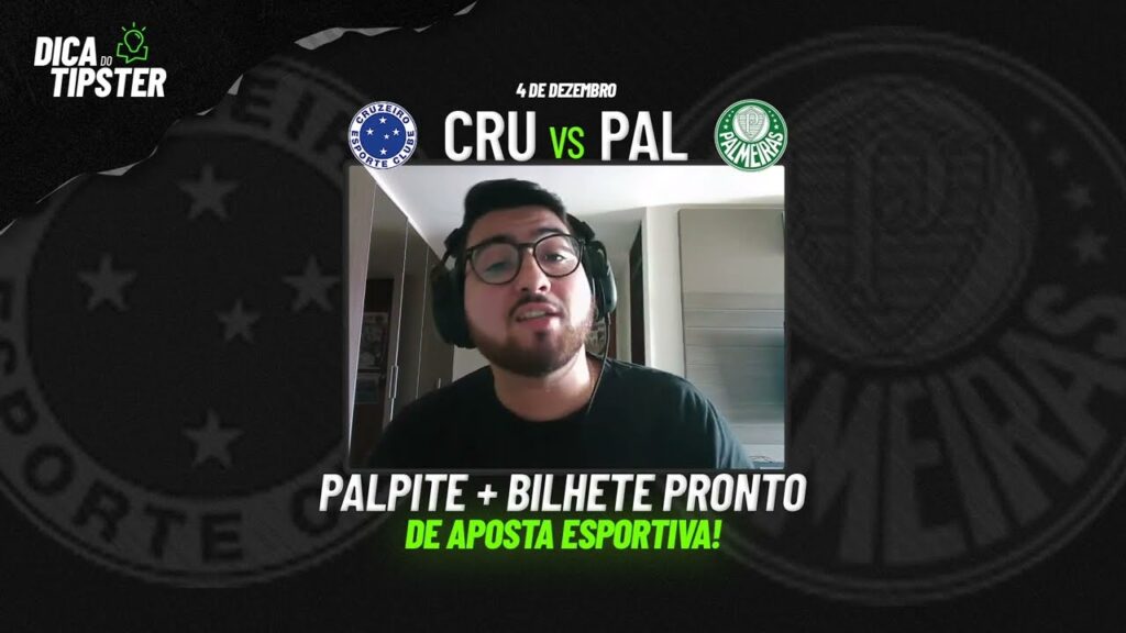 Cruzeiro x Palmeiras: Dica de Aposta + Bilhete Pronto