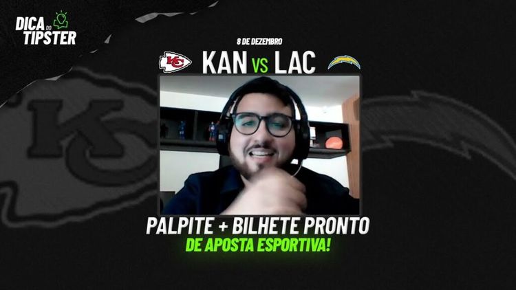Chiefs x Chargers: Dica de Aposta + Bilhete Pronto