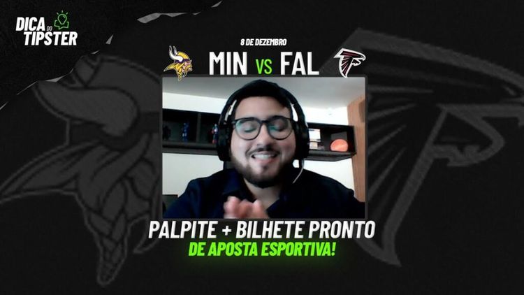 Vikings x Falcons: Dica de Aposta + Bilhete Pronto