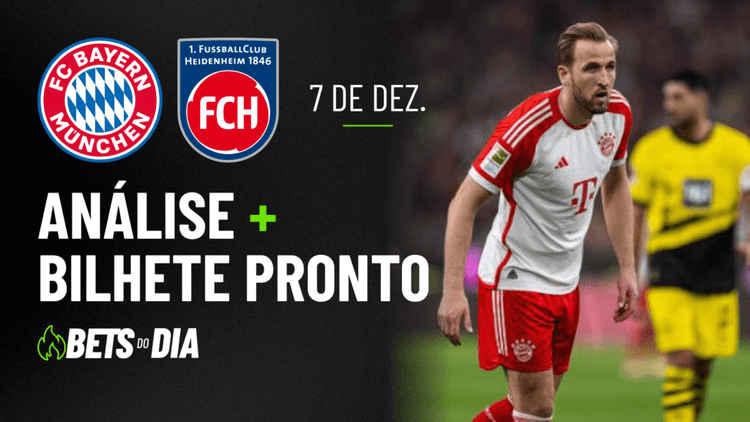 Dica de Aposta Imperdível para Bayern de Munique x Heidenheim | Bilhete Pronto 07/12