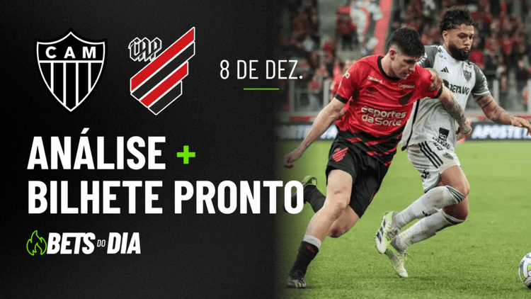 Aposta Destacada para Atlético-MG x Athletico-PR | Bilhete do Dia 08/12