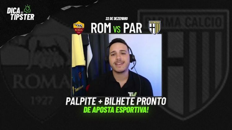 Roma x Parma: Dica de Aposta + Bilhete Pronto